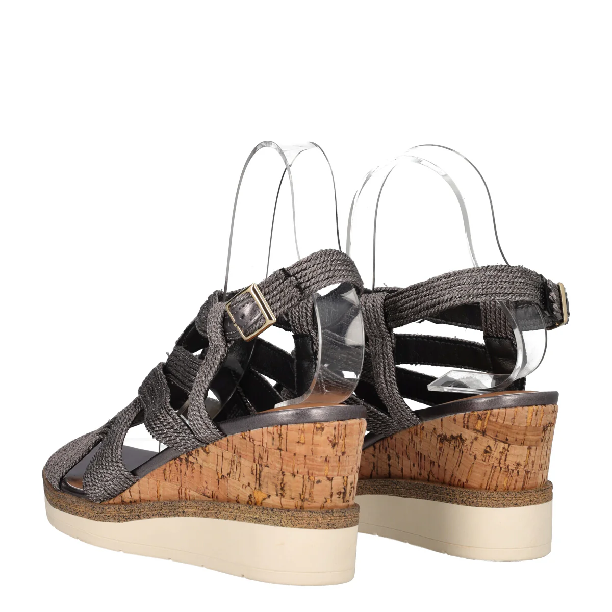 Zeppe Donna Grigio Scuro - Image 4